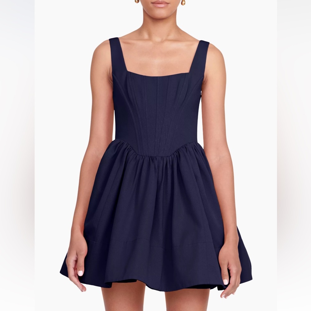 Staud Landscape Corset Minidress